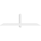 Ekena Millwork Eugene Architectural Grade PVC Gable Bracket, 72"W x 21"H x 4"D x 4"F, 7/12 Pitch GBP072X21X0404EUG00 - alternate 4